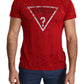 Radiant Red Cotton Stretch T-Shirt