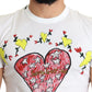 Chic Saint Valentine Print Crew Neck T-Shirt