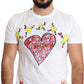 Chic Saint Valentine Print Crew Neck T-Shirt