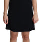 Elegant Sleeveless Black A-Line Mini Dress