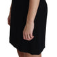 Elegant Sleeveless Black A-Line Mini Dress