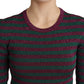 Elegant Maroon Crewneck Sweater