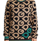 Elegant Multicolor Wool Blend Sweater