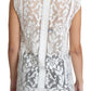 Chic Lace Floral Sleeveless Top