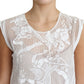 Chic Lace Floral Sleeveless Top