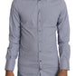 Sicilia Slim Fit Polka Dot Cotton Blend Shirt