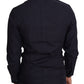 Navy Blue Slim Fit Gold Series Dress Shirt