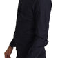 Navy Blue Slim Fit Gold Series Dress Shirt