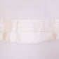 Elegant White Silk Cummerbund