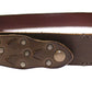 Elegant Leather-Cotton Fusion Men's Belt