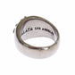 Sterling Silver Rhodium Men's Statement Ring