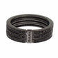 Black CZ 925 Sterling Silver Womens