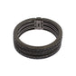 Black CZ 925 Sterling Silver Womens