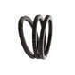 Black CZ 925 Sterling Silver Womens