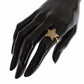 Star Gold 925 Silver Womens Clear Ring