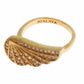 Glamorous Gold Plated Crystal Ring