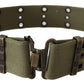 Chic Army Green Cotton Waist Belt