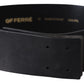 Elegant Solid Black Leather Belt