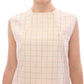 Chic White Sleeveless Cotton Shirt Top