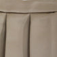 Elegant Silk Pleated Knee-Length Skirt