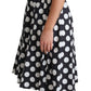 Polka Dot Sleeveless A-Line Dress