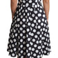 Polka Dot Sleeveless A-Line Dress