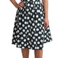 Chic Polka Dot A-line Sleeveless Dress