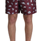 Elegant Maroon Swim Trunks