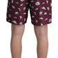 Elegant Maroon Swim Trunks