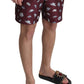 Elegant Maroon Swim Trunks