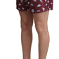 Maroon Elegance Men's Swimming Trunks