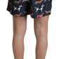 Elegant Navy Blue Swimming Trunks