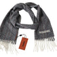 Elegant Unisex Cashmere Scarf with Signature Pattern