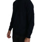 Elegant Dark Blue Pullover Sweater