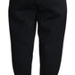 Elegant High-Waist Cropped Trousers