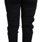 Elegant Black Jogger Trousers with Iconic Logo