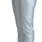 Elegant High-Waisted Silk Trousers