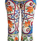 Majolica High Waist Cropped Trousers