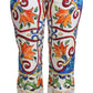 Majolica High Waist Cropped Trousers