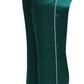 Exquisite Silk Pajama Trousers in Lush Green