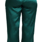 Exquisite Silk Pajama Trousers in Lush Green