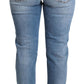 Chic High-Waisted Tattered Skinny Jeans