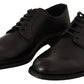 Elegant Black Derby Formal Shoes