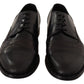 Elegant Black Derby Oxford Wingtips