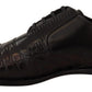 Elegant Black Derby Oxford Wingtips