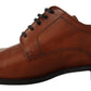 Elegant Brown Derby Formal Shoes