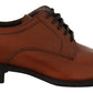 Elegant Brown Derby Formal Shoes