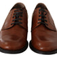 Elegant Brown Derby Formal Shoes