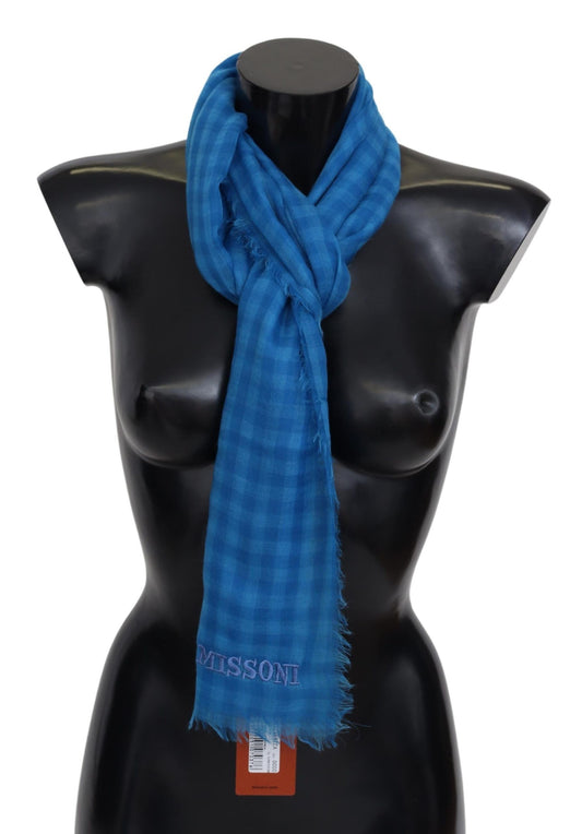 Chic Checkered Cashmere Scarf