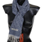 Elegant Cashmere Scarf with Signature Pattern